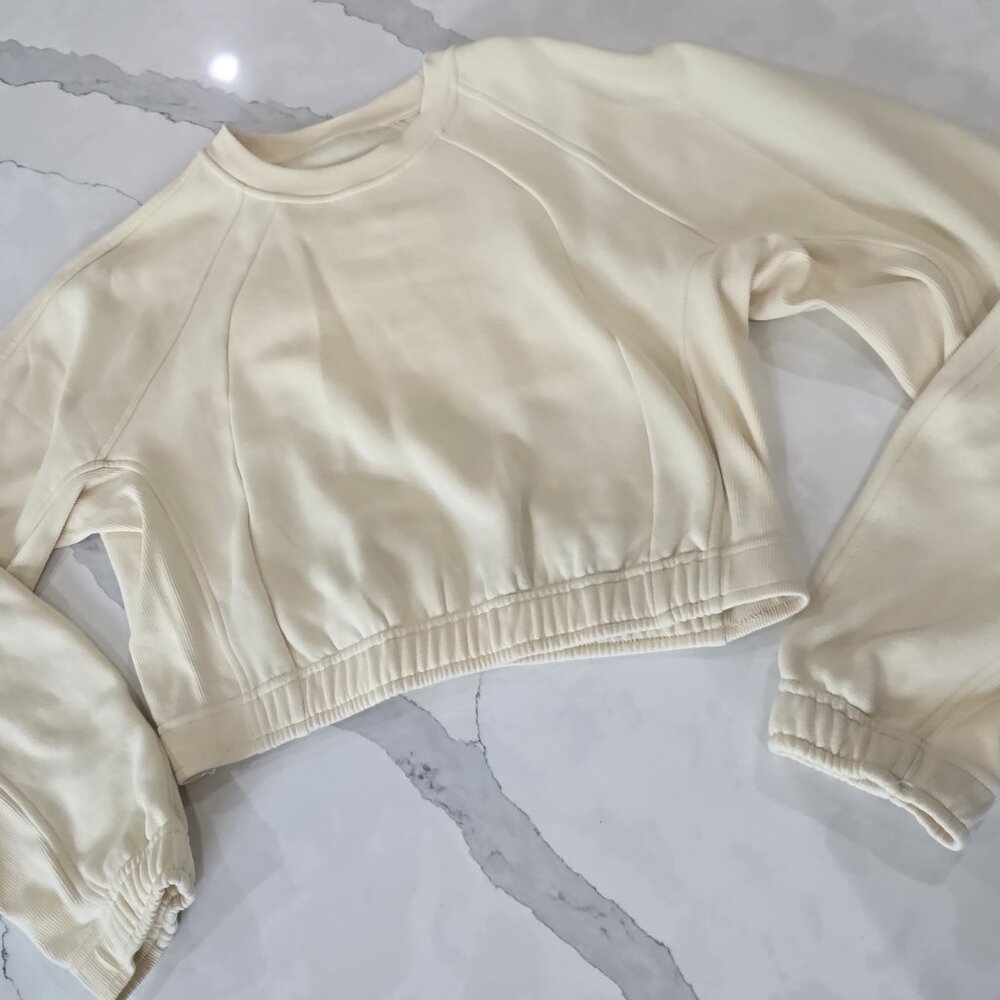 Scuba Cropped Relaxed Crewneck